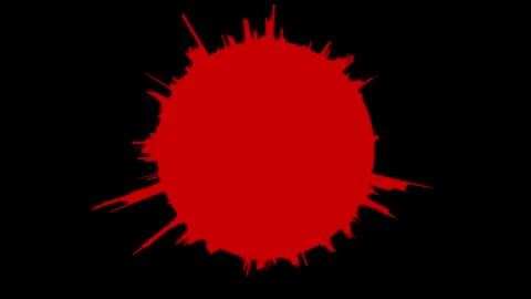 Explosion with Speed Lines. background bullet mirror transparent , Manga st.. Stock Footage 310417408