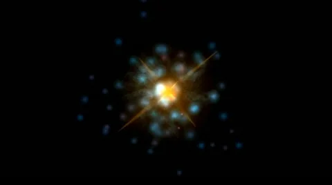 Explosion of Star Stock Footage 18011697