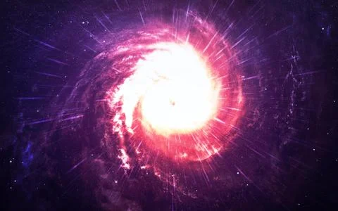 Explosion of star Stock Photos