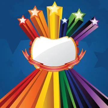 Explosion Stars Illustrazione stock