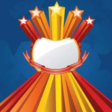 Explosion Stars Illustrazione stock