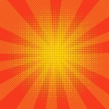 Explosion steam bubble pop-art web header set - funny funky banner comics bac Stock-Illustration