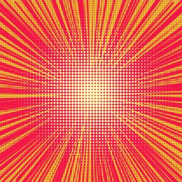 Explosion steam bubble pop-art web header set - funny funky banner comics bac Stock-Illustration