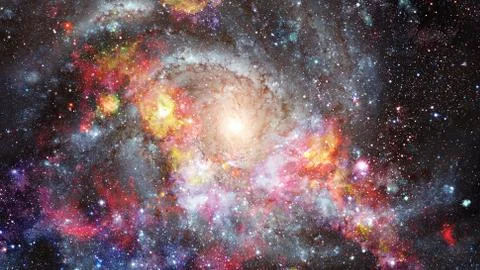 The explosion supernova. Bright Nebula. Elements of this image furnished by N Stock Illustration