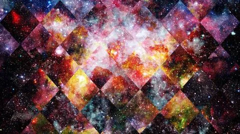 The explosion supernova. Bright Nebula. Elements of this image furnished b... Foto stock