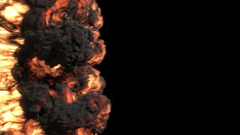 Explosion Transition Background Stock Footage 100537707