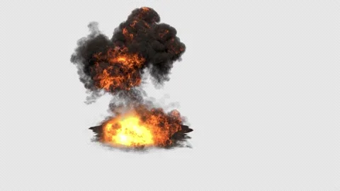 Explosion v2 Stock Footage 214382221