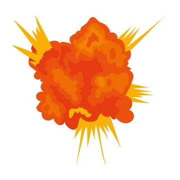Explosion vector style Stock Illustration