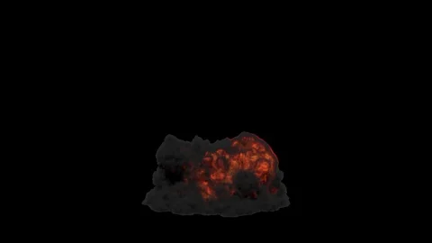 Explosion VFX Stock Footage 114307322