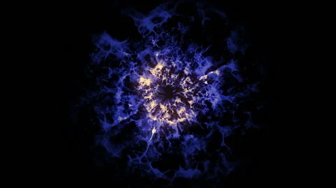 Explosion. Waves with sparks. Stock Footage 45821058