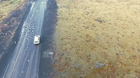 Explosion Wheel In Slow Motion, Wheel Explosion In Burning Car, Side View Stock Footage 126928340