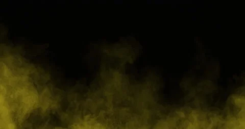 Explosion Of A Yellow Powder Stock Footage 206073353
