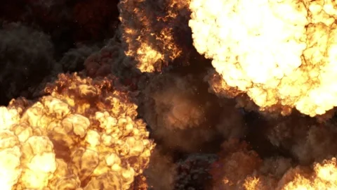 ExplosionBG7 Stockbeeldmateriaal 144145122