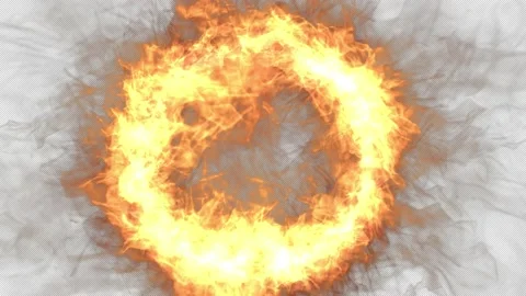 Explosions and flames 4K video clip Stock Footage 166230414