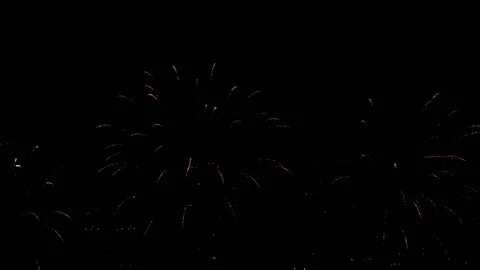 Explosions of bright lights in the sky Stock-Footage 242830303