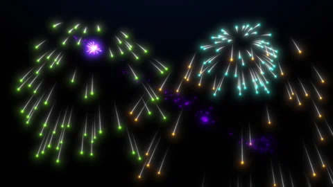 Explosions of festive fireworks 스톡 동영상 228933557