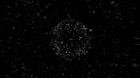Explosions Light Round | Particle Effects Stock Footage