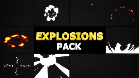 Explosions Pack | After Effects Stock After Effects