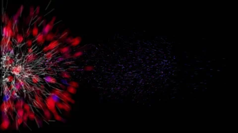 Explosions Red | Particle Effects 動画素材 40277486