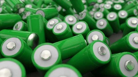Explosive batteries. Energy concept Stock Footage 103042662