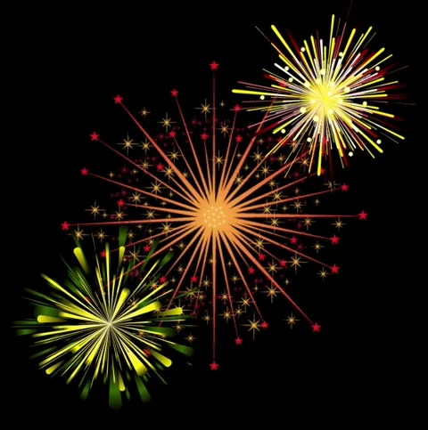 Explosive Beauty: A Fireworks Display 库存影片 225881499