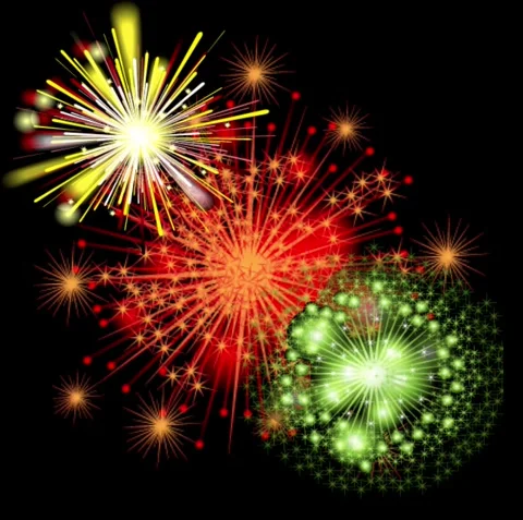 Explosive Beauty: A Fireworks Display 库存影片 225881558