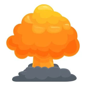 Explosive bomb icon cartoon vector. Device power Stock Illustration