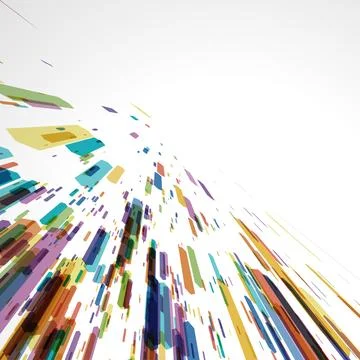 Explosive Color Burst on Abstract Background Stock Illustration