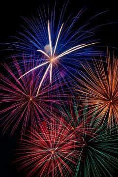 Explosive Color -  Fireworks Stock Photos
