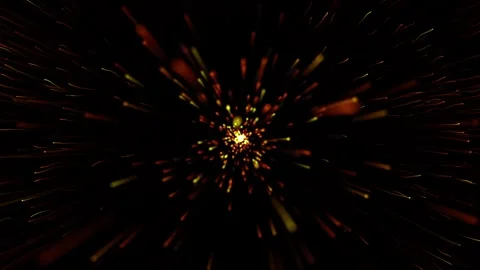 The explosive colored particles disperse outward Stock Footage 320010674