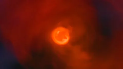 Explosive Combustion Burst Inside Engine Chamber Video stock 339301397