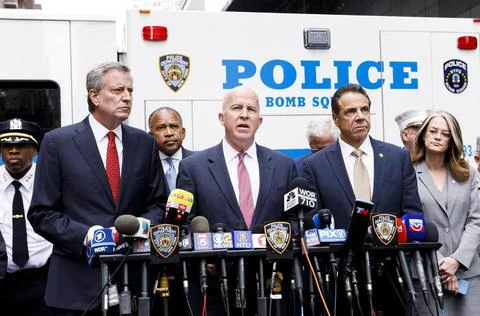 Explosive Device Found at CNN New York Headquaters, USA - 24 Oct 2018 Stock Photos