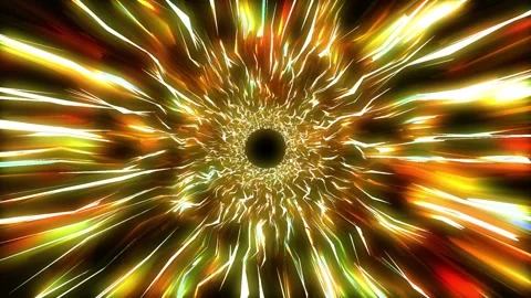 An explosive, dynamic abstract tunnel. 스톡 동영상 295628319