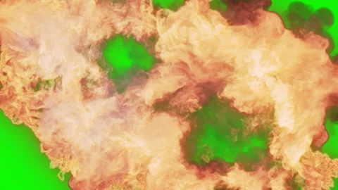 Explosive Fire Clouds 스톡 동영상 328970099