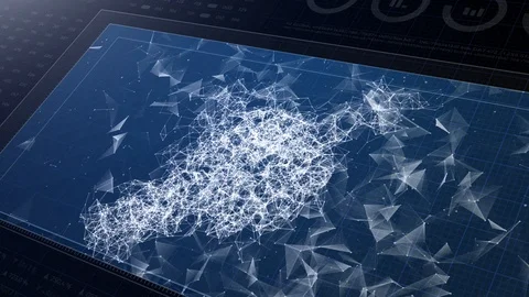 Explosive introduction of Analyzing data report trend concept. Stock Footage 128259742