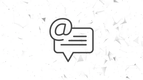 Explosive introduction of e-mail message bubble concept. Video stock 120309570