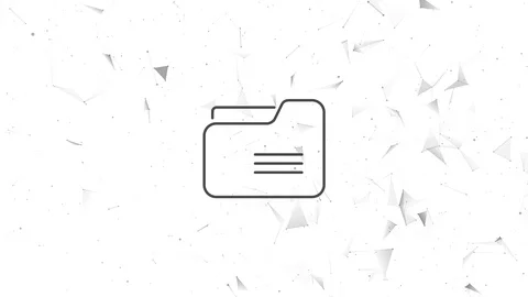 Explosive introduction of Pc folder concept. Stock Footage 120310442