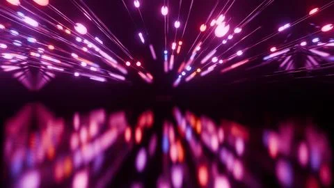 Explosive Light Burst: Vibrant Abstract Illumination Stock Illustration