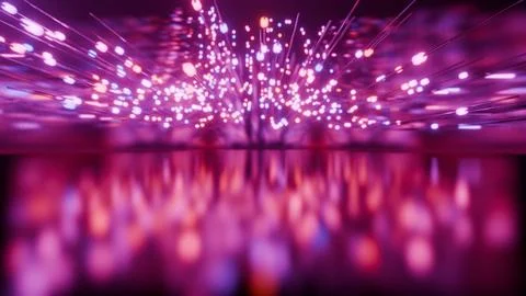 Explosive Light Burst: Vibrant Abstract Illumination Stock Illustration