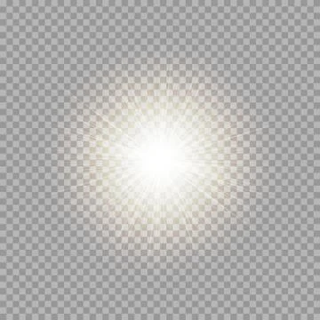 Explosive Light Effect Stock Illustration