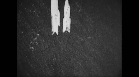Explosive missiles being dropped from military aeroplane Stock Footage