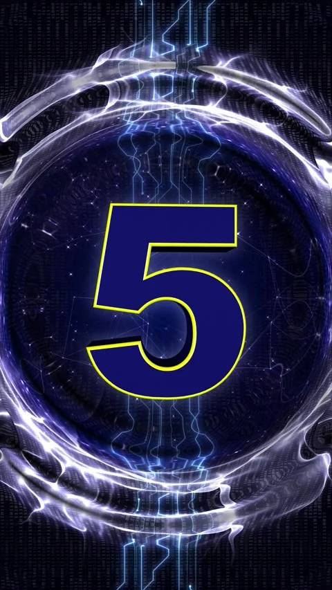 Explosive Number 5 Animation, Transition Vidéo 329911760