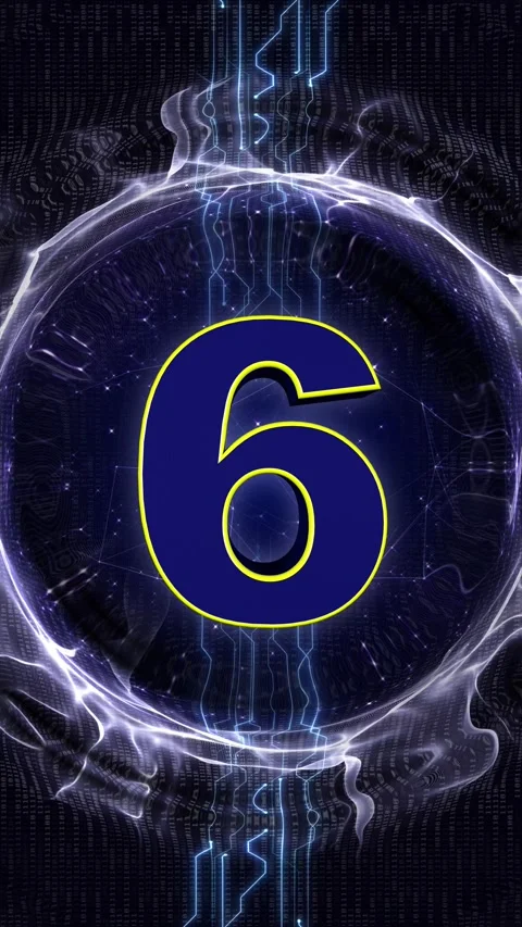 Explosive Number 6 Animation, Transition Vidéo 322528883