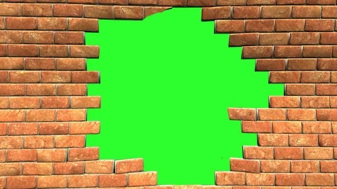 Explosive opening of a breach in the wall Stock Footage 114270845