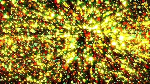 Explosive Particle Animation with Bold Red FEEL Text Stock Footage 309676964