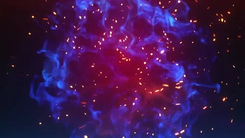 Explosive Particles Abstract Background Design Element Stock Footage 229498992