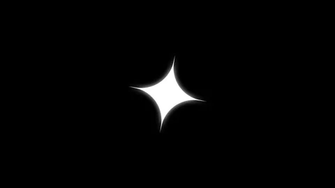 Explosive Star's effect, fireworks, star line animation on black screen back Stock Footage 317693106