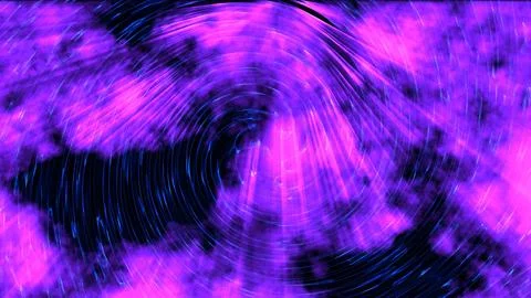 Explosive swirls of radiant purple explode Stock Illustration