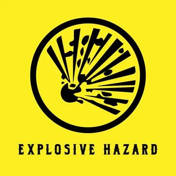 Explosive Symbol Stock Illustration