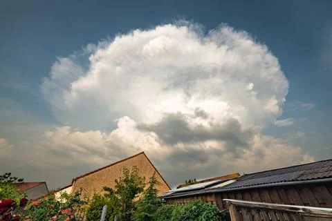 Explosive Thunderstorm Stock Photos